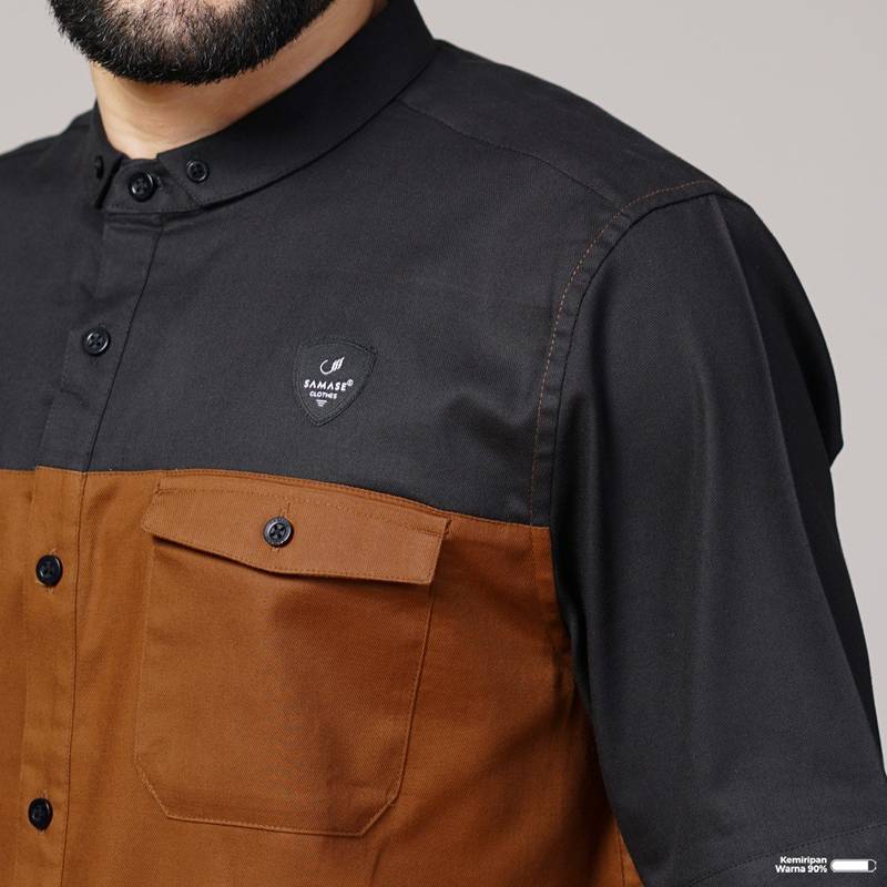 Foto produk SAMASE Casual Kemko Lengan Pendek R073 2