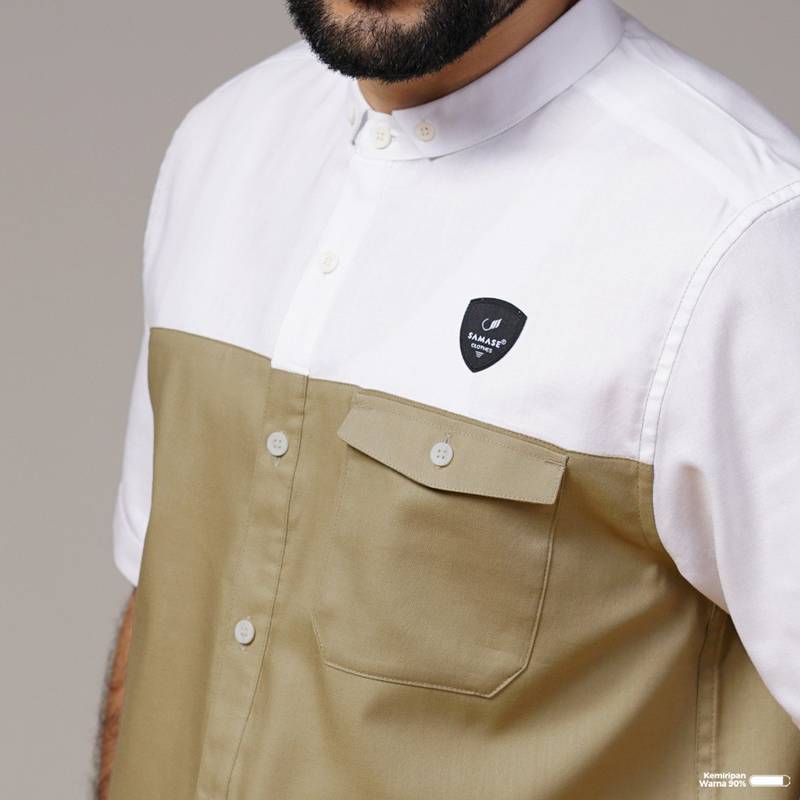 Foto produk SAMASE Casual Kemko Lengan Pendek R073 7