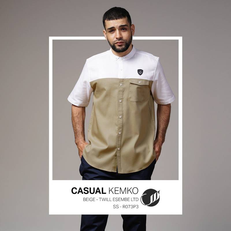 Foto produk SAMASE Casual Kemko Lengan Pendek R073 5